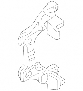 Rear left caliper bracket for BMW X1 F48 16-22 for 300/20mm
