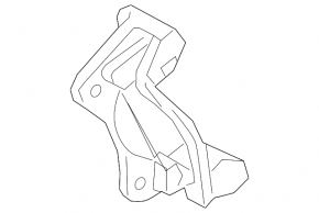 Rear right brake caliper bracket for Lexus RX350 RX450h 10-15