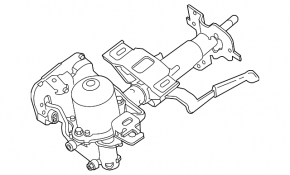 Electric power steering column Nissan Leaf 18-22 under 40 kWh