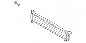 Lower radiator deflector blinds for the Audi E-Tron 19-23