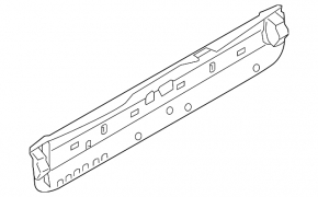 BMW X7 G07 19-25 Black lower trunk door trim