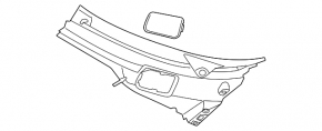 Windscreen wiper grille plastic left Mini Cooper Countryman R60 10-16