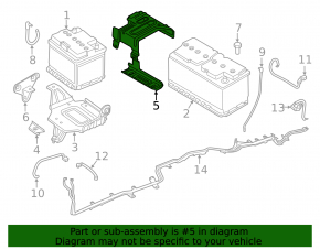 Battery mount BMW X3 G01 18-21
