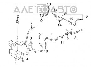 Honda CRZ 11-16 Windscreen Washer Motor