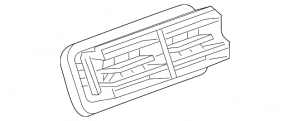 GMC Terrain 18- Center Console Air Vent Deflector