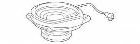 Lexus ES300 ES330 rear shelf speaker
