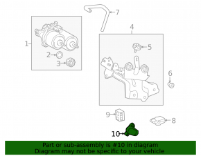 Brake Pedal Sensor Toyota Highlander 08-13