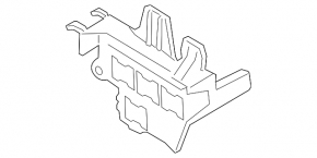 Relay block under the dashboard left Audi Q5 8R 09-17
