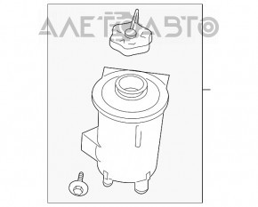 Power steering reservoir Lincoln Town car