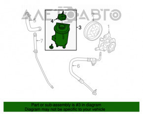 Power steering reservoir Lincoln Town car