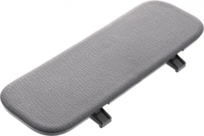Trunk door trim plug central Infiniti JX35 QX60 13-20 black