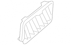 Left ventilation shield Hyundai Santa FE Sport 13-18