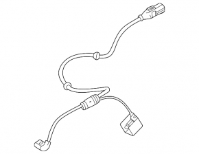 Electric handbrake wire rear left Mercedes W167 GLE 350 450 20-23