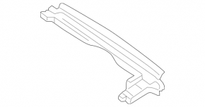 Bracket for the foot-operated trunk opening sensor for the Mercedes A-class V177 19-22