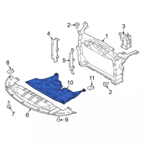 Engine protection Ford Flex 09-12 dorest