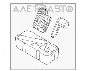Compressor for inflating wheels Lincoln MKX 16-