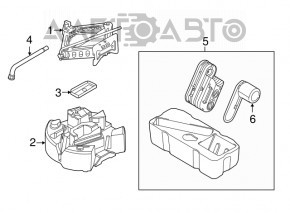 Compressor for inflating wheels Lincoln MKX 16-