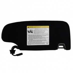 Left visor Ford Fusion mk5 17-20 light gray, without hook, without plug