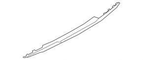 Ford Explorer 20 rear bumper lip - gray, for 2 pipes, dents