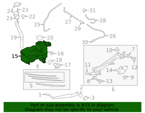 Toyota GT86 17-20 Windscreen Washer Reservoir