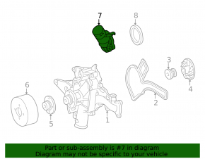 Mercedes W211 E350 Thermostat