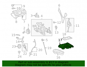 Oil pan Toyota Sienna 11-20 2GRFE 3.5 broken sensor