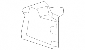 Left radiator deflector Toyota Camry v70 18-20 2.5 L\LE\XLE