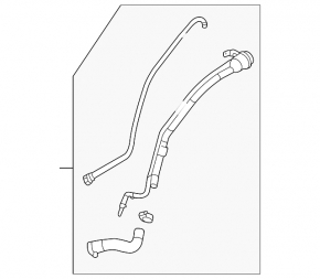 GMC Terrain 10-17 Fuel Filler Neck