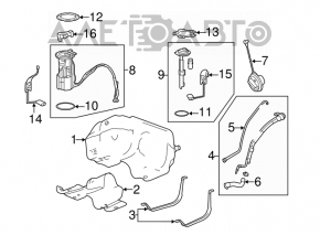 GMC Terrain 10-17 Fuel Filler Neck