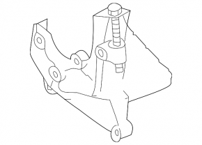 Power steering pump bracket Subaru Impreza WRX GH 08-14 2.5T