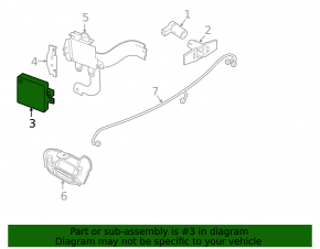 Blind Spot Sensor Left Infiniti Q50 14-17