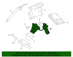 Volvo XC60 18-26 electric tailgate lock, broken fasteners