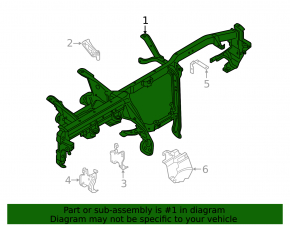 Under-torpedo pipe reinforcement Audi A6 C8 19-