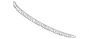 BMW 5 G30 17-20 Front Bumper Lower Absorber, M Sport