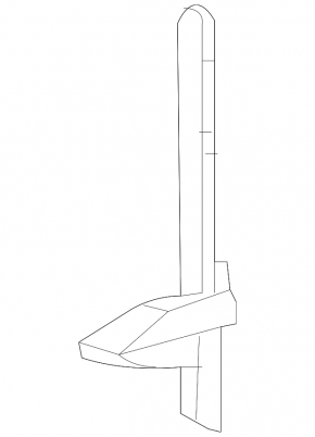 Hood lock strip Toyota Sequoia 18-22