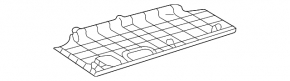 Front panel trim lower right Toyota Sienna 21-24 black, scratches