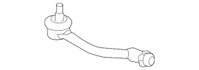 Steering tip left Hyundai Elantra UD 11-16 GSP