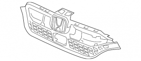 Honda CRV 20-22 Radiator Grille Base