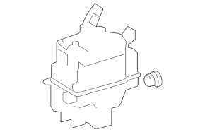 Toyota Highlander 08-13 Windscreen Washer Reservoir