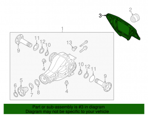 Gearbox bracket Audi A4 B8 08-16