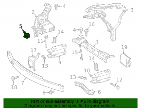 Right TV bracket for Mercedes CLS-class C218 12-18