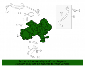 Turbo Ford Escape mk3 13-16 1.6T 76k