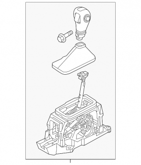 Gearbox shifter Ford Flex 13-15 rest