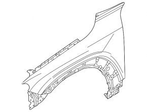 Front left fender Mazda MX-30 22-26