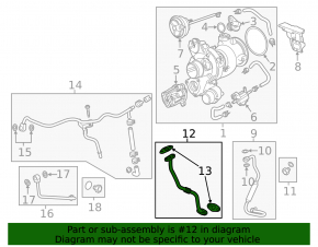 Chevrolet Malibu 16-1.5T Turbo Cooling Pipe Drain