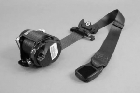 Driver's seat belt Jeep Cherokee KL 14- black, with tensioner