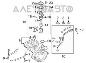 Fuel tank Kia Sorento 16-18