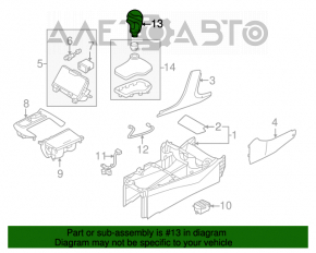 Gear knob Hyundai Azera 12-17