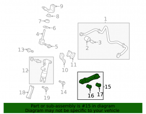 Rear left trailing arm for Toyota Land Cruiser 08-21