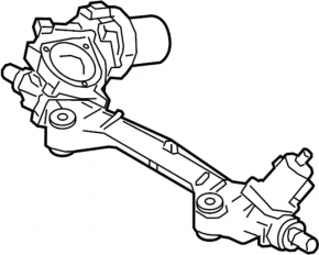 Infiniti Q60 17-20 RWD steering rack, EPS